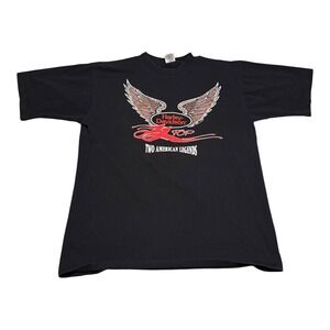 VNTG 1993 Murina ZZ Top Harley Davidson Reunion Anniversary Black Shirt Men's XL